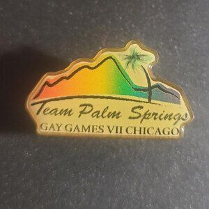 Gay Games Chicago 2006 Team Palm Springs CA Lapel Pin